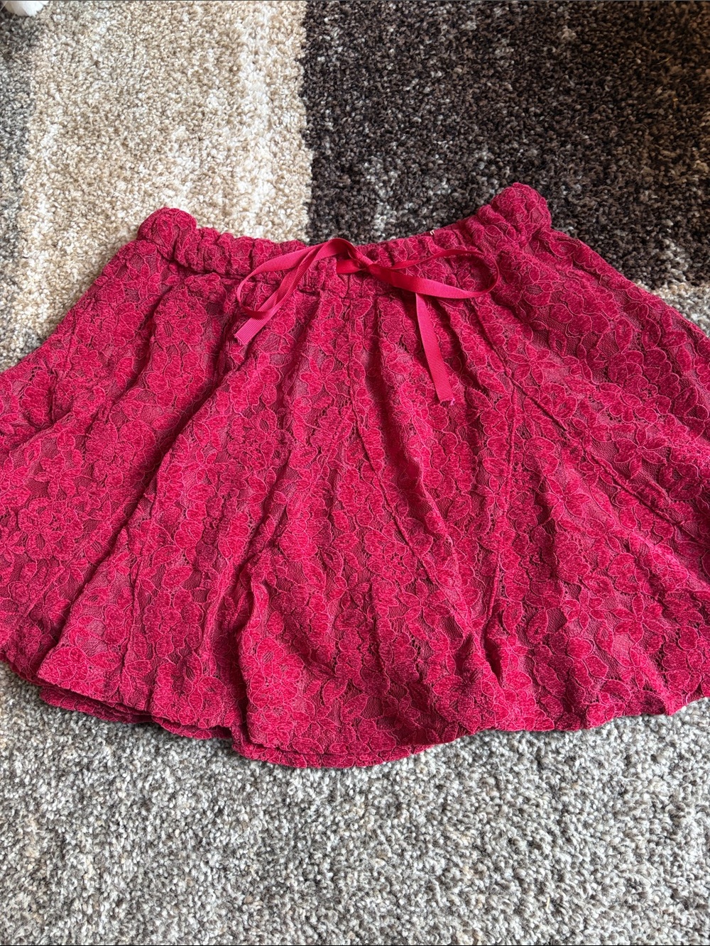velvet aerie skirt